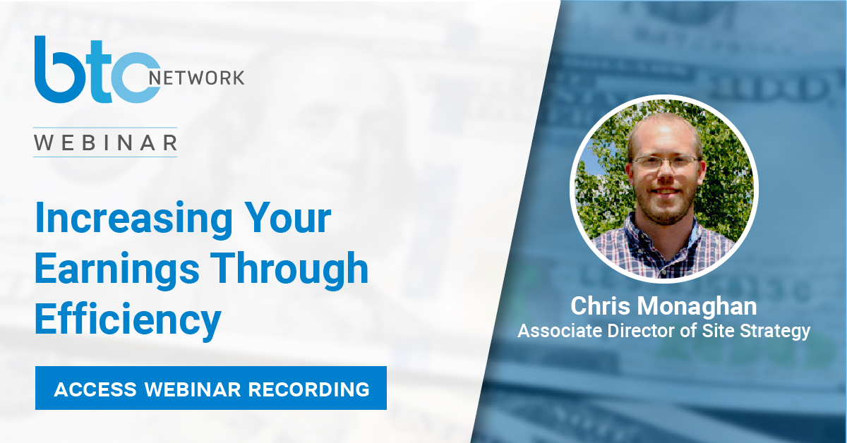 Increasing your Earnings through Efficiency: Getting ahead through Planning and Execution